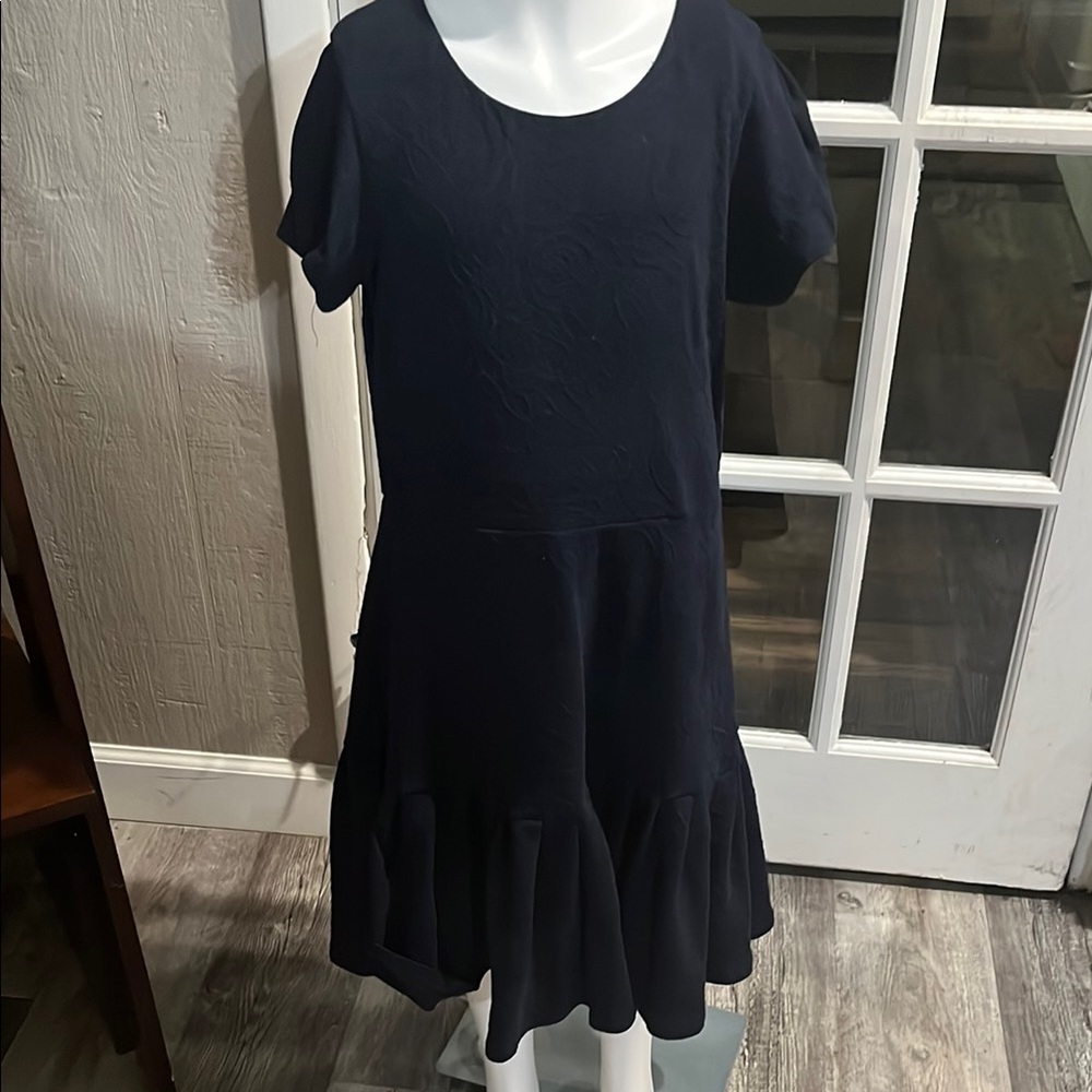 Kidpik Black Ruffled Tiered Sundress